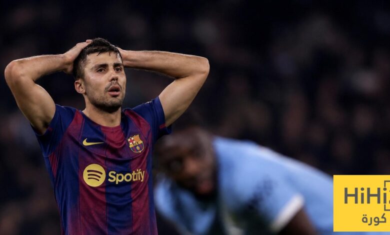 برشلونة يحدد خريطته لخطف صفقة رودري من أنياب ريال مدريد !