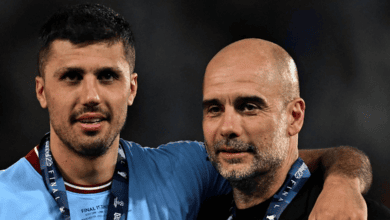 بيب جوارديولا حسم وجهة رودري بين برشلونة وريال مدريد