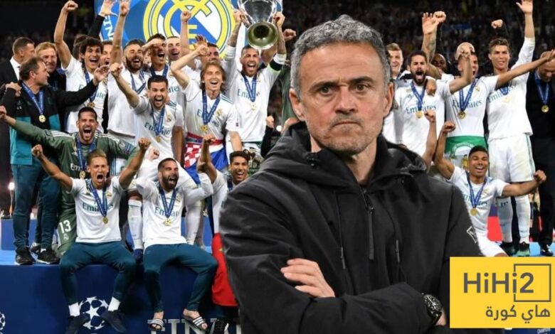 لويس إنريكي يستهدف إنجاز ريال مدريد التاريخي