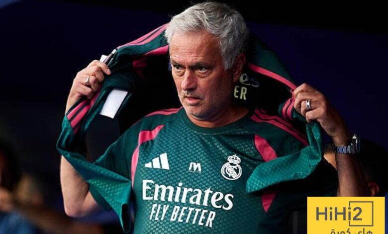 عاجل : مورينيو ينفعل على حكم لقاء ريال مدريد وديبورتيفو