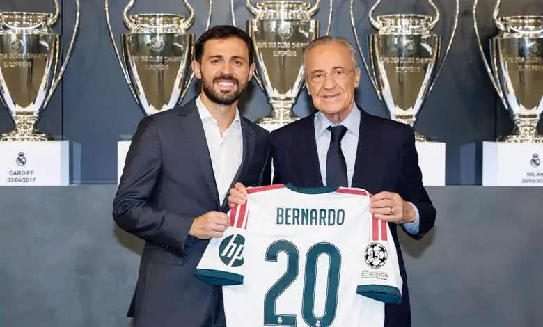 ريال مدريد يقدم لاعبه الجديد برناردو سيلفا.. صور