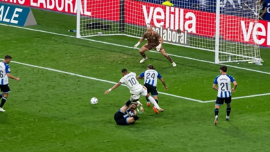 هل ارتكب مبابي خطأ قبل هدف ريال مدريد القاتل أمام إسبانيول؟