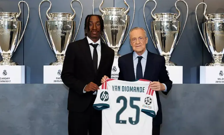 صور : ريال مدريد يقدم صفقته الجديدة يان ديوماندي