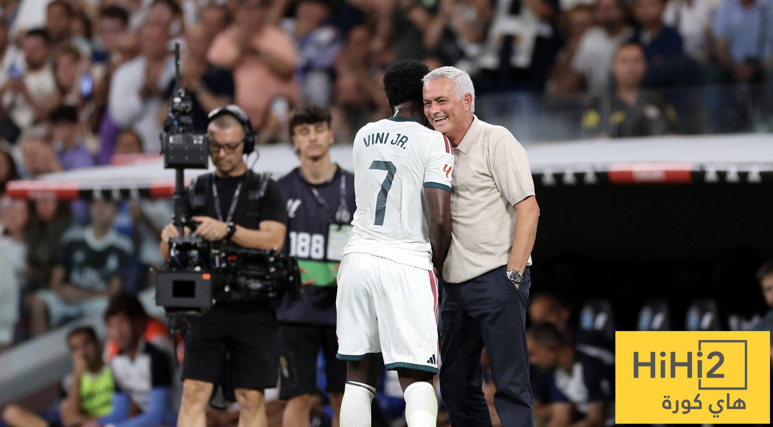 لفتة ذكية من مورينيو لتهدئة الأجواء بين فينيسيوس وجماهير ريال مدريد