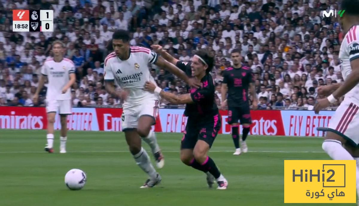 مدى صحة هدف ريال مدريد الأول أمام مالقا لحسم الجدل