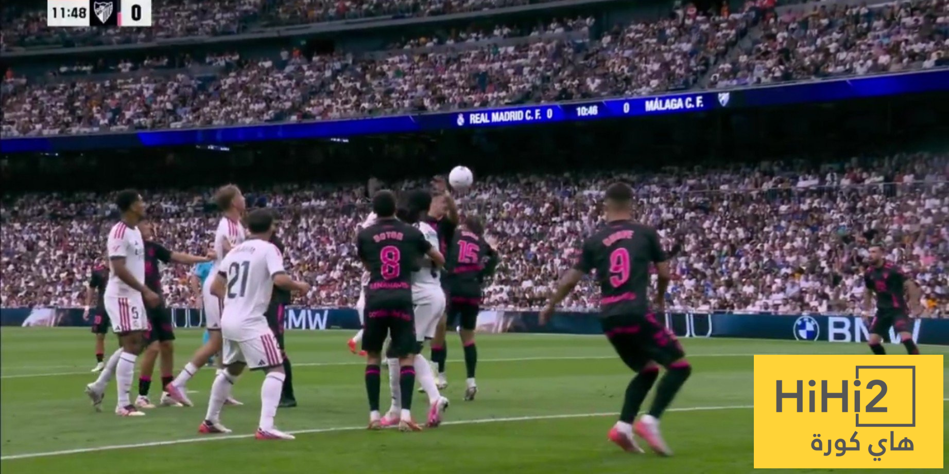 هل استحق ريال مدريد ركلة جزاء بسبب لمسة يد مدافع مالقا؟
