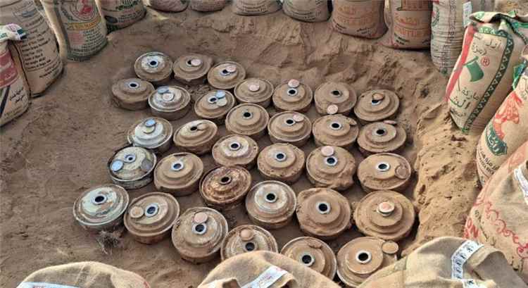 "مسام" ينزع 7444 لغماً وذخيرة وعبوة في اليمن خلال 14 يوماً