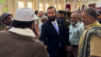 أبين تحتفي... توديع ضيوف الرحمن وعقد قران جماعي، والرباش يشارك ويواصل عطاءه