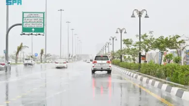 أمطار رعدية وسيول على مرتفعات جازان.. وأتربة مثارة تخفض الرؤية في الدرب وبيش حتى المساء