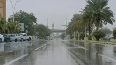 أمطار غزيرة تضرب عدة محافظات في منطقة جازان