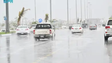 أمطار غزيرة ورياح شديدة تضرب محافظات جازان اليوم