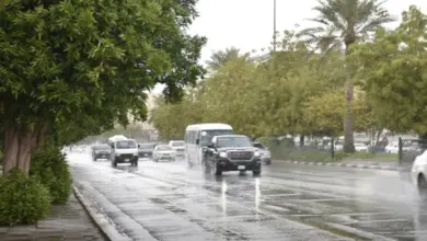 أمطار وبرد وسيول تضرب رهاط ومدركة حتى التاسعة مساءً