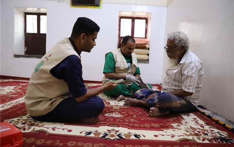 إطلاق برنامج ( الحياة الصحية الكريمة ) لرعاية المقعدين وكبار السن بمدينة الهجرين وضواحيها