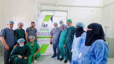 استمـــرار المخـيــم الجراحي المجاني في مستشفى الشهداء الثلاثة مديرية الشعيب