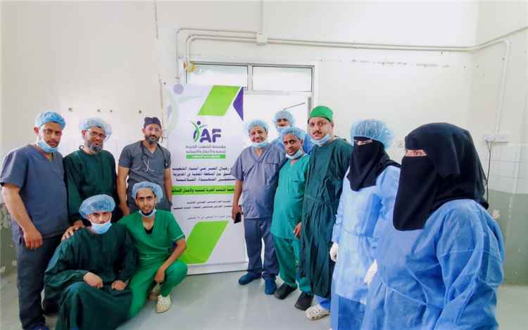 استمـــرار المخـيــم الجراحي المجاني في مستشفى الشهداء الثلاثة مديرية الشعيب
