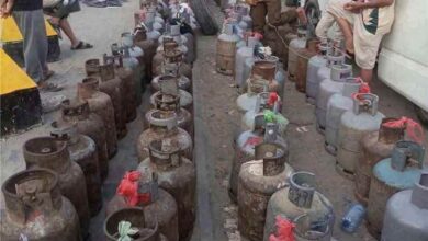 الأحد.. توزيع 7200 أسطوانة غاز منزلي على خمس مديريات في عدن