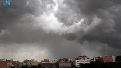 الأرصاد تحذّر من أمطار رعدية وبرد على 5 مناطق اليوم