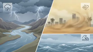 "الأرصاد" يحذّر؛ أمطار رعدية وسيول على 4 مناطق.. ورياح غبارية تطال 8 مناطق