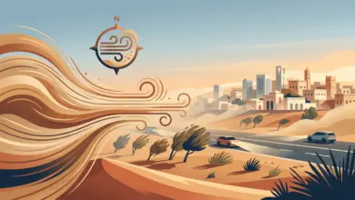 "الأرصاد" يُنبّه من رياح نشطة وأتربة مثارة على منطقة الحدود الشمالية