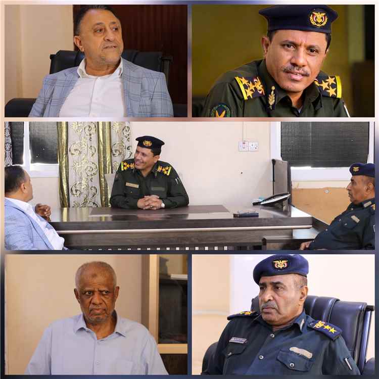 الأمين العام للمجلس المحلي بأبين يناقش مع مدير الأمن تعزيز الأداء المؤسسي الأمني في المديريات