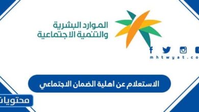 الاستعلام عن اهلية الضمان الاجتماعي