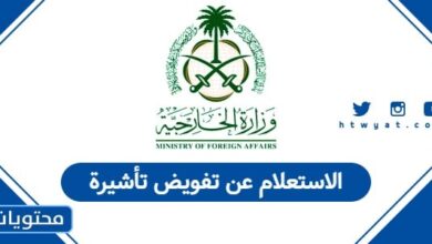 الاستعلام عن تفويض تأشيرة