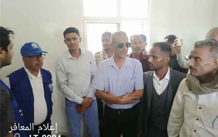 الاستلام الابتدائي لمشروع المنظومة الشمسية وشبكة مياه الملكة بالمعافر