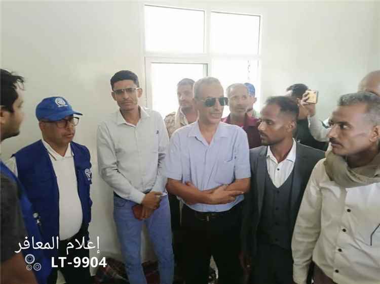 الاستلام الابتدائي لمشروع المنظومة الشمسية وشبكة مياه الملكة بالمعافر