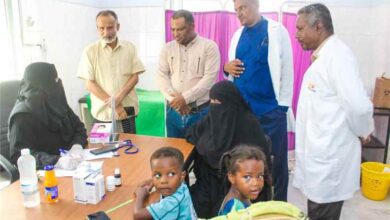 الجوهي يتفقد سير مشروع العيادات الطبية المجانية بالمركز الصحي ببـــــــروم