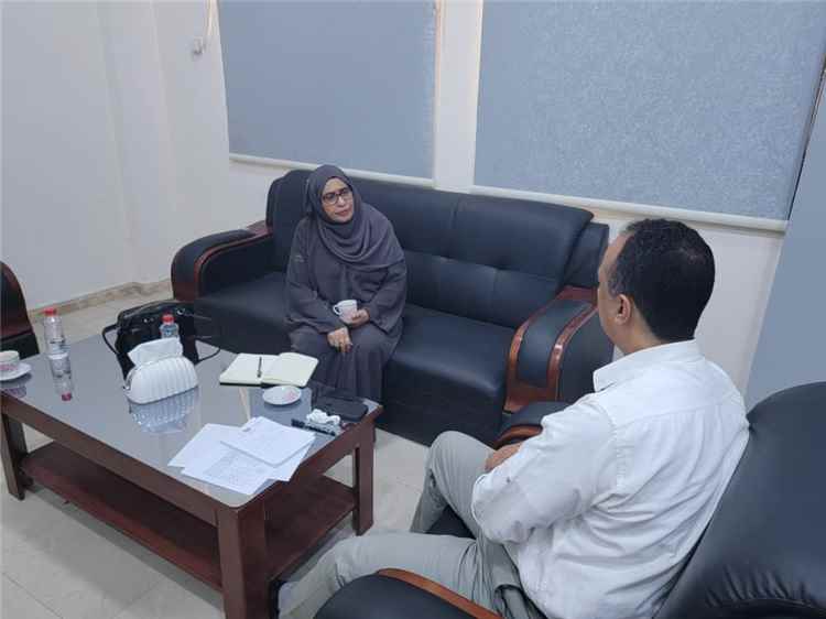 السباعي تبحث مع مكتب صحة عدن تفعيل  المرحلة الأولى من المشاركة المجتمعية