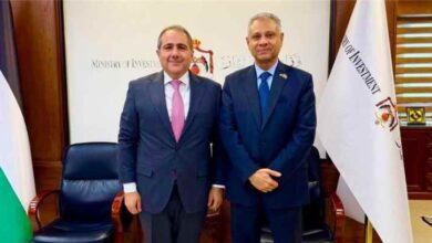 السفير فقيرة يلتقي وزير الاستثمار الأردني