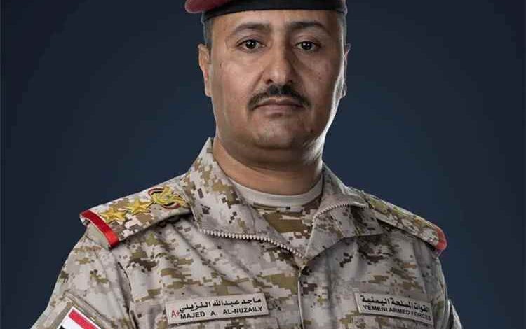السيرة الذاتية للناطق الرسمي باسم القوات المسلحة اليمنية العقيد الركن ماجد عبدالله علي النزيلي