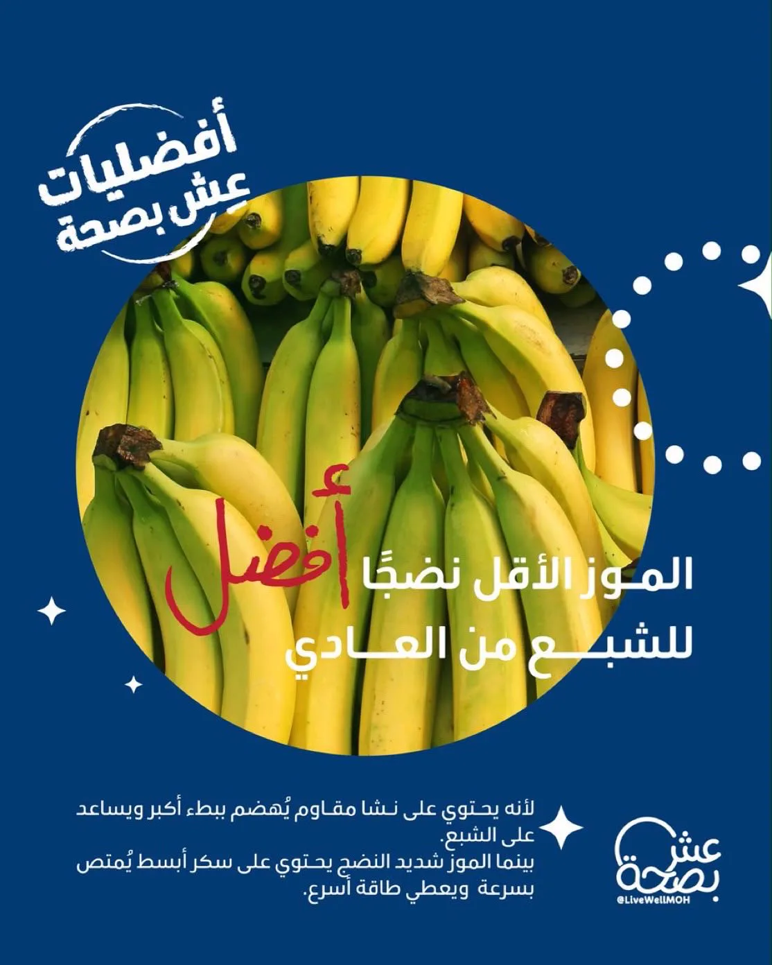 "الصحة" تكشف سر الموز قبل التمرين.. الأقل نضجًا للشبع والأشد نضجًا للطاقة السريعة