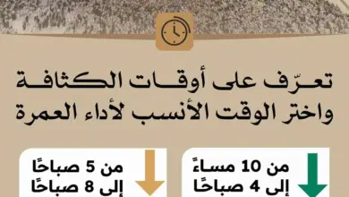 "العناية بالحرمين" تدعو ضيوف الرحمن للتخطيط المبكر للعمرة وتوضح أوقات كثافة المعتمرين بالمسجد الحرام