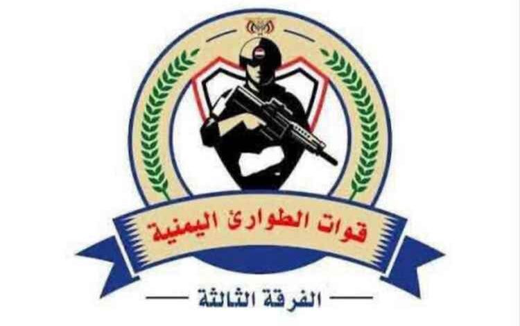المشهد اليمني - الفرقة الثالثة تنفي سقوط ضحايا وتؤكد جاهزيتها بعد استهداف أحد مواقعها