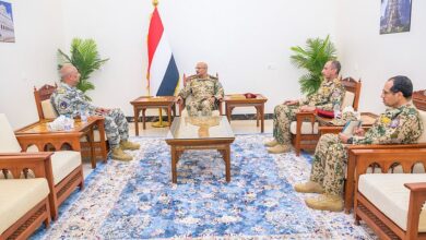 الفريق طارق صالح يستقبل رئيس مصلحة خفر السواحل