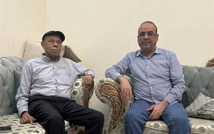 الميسري يستقبل رئيس مجلس شبوة الوطني العام، اللواء علي منصور بن رشيد
