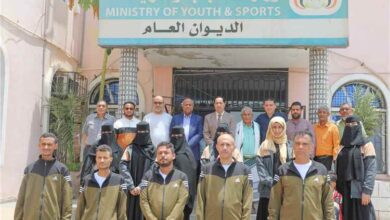 الوزير البكري يودع بعثة المنتخب الوطني للشطرنج المشارك في أولمبياد العالم بأوزبكستان