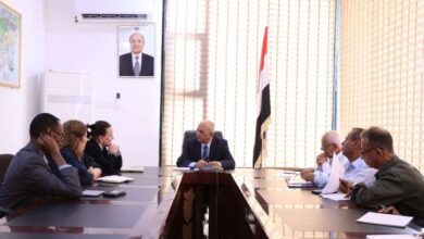 الوزير الشرجبي يبحث مع البرنامج الإنمائي تعزيز الشراكة وتطوير مشاريع المياه والبيئة