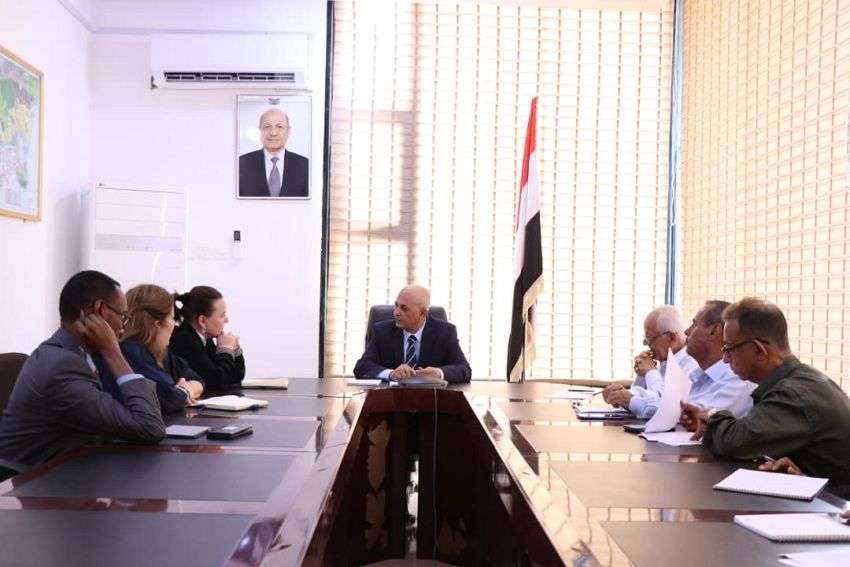 الوزير الشرجبي يبحث مع البرنامج الإنمائي تعزيز الشراكة وتطوير مشاريع المياه والبيئة