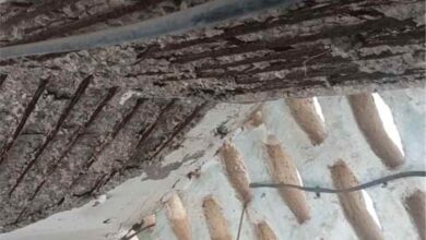 انهيار أجزاء من عمارة المعلمين بخور مكسر ودعوات عاجلة لإنقاذ ساكنيها