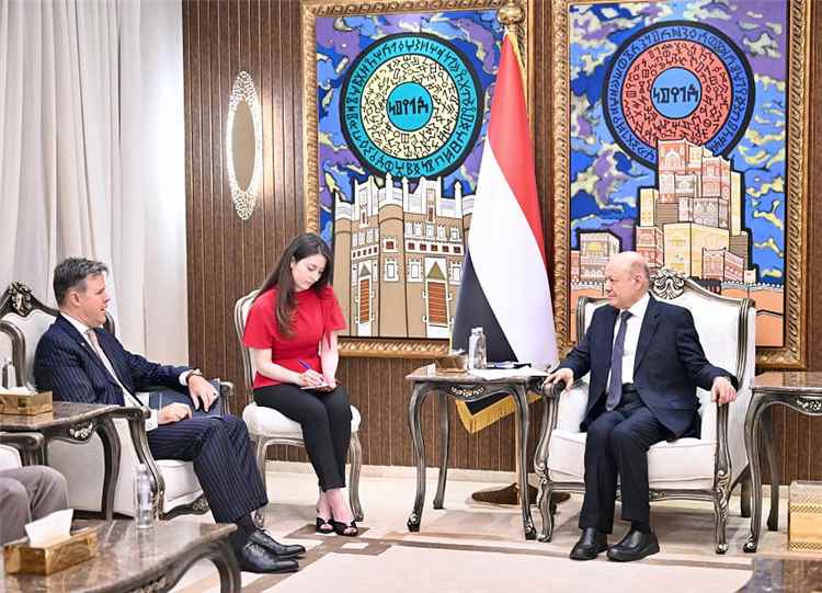 اول تصريح للرئيس العليمي حول قصف الحوثيين ميناء المخا غربي تعز