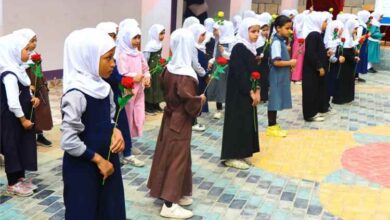 بجهود مجتمعية.. مدارس شعب العرمي بيافع رُصد تدشن العام الدراسي الجديد