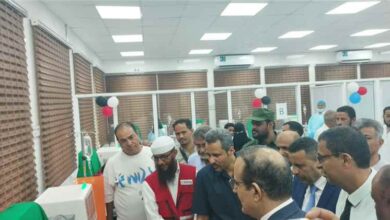 بحيبح والحالمي يدشنان العمل بمركز الغسيل الكلوي ومشاريع إستراتيجية بالحوطة وتبن