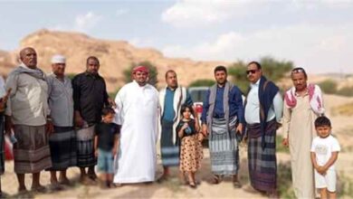 برعاية المحافظ بن الوزير.. وضع حجر الأساس لمشروع حفر بئر مياه «عميق –  الكريف – الركح» بمديرية جردان