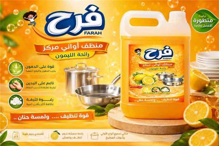 بعد عام ونصف من العمل.. بكار باشراحيل يطلق «فرح» للمنظفات بمنتجات يمنية متنوعة