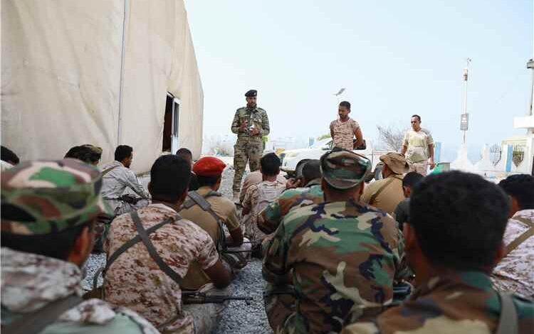 تدريب لواء النخبة الحضرمي ينفذ برنامجًا ميدانيًا لتأهيل أفراد نقاط اللواء العسكرية ورفع مستوى جاهزيتهم