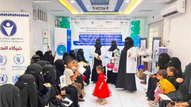 تدشين مخيم دعم الرضاعة الطبيعية بمركز طب الأسرة بجامعة حضرموت