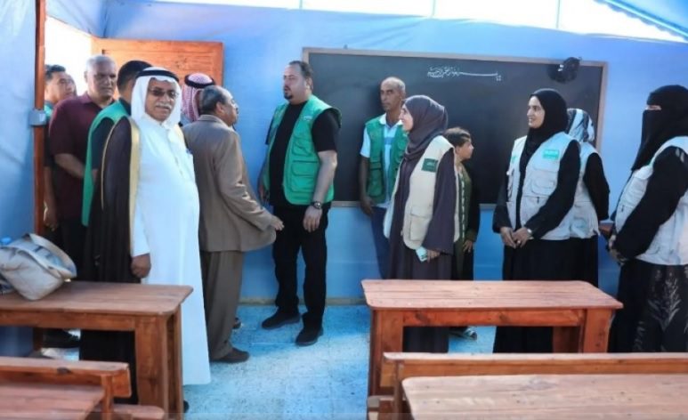 تستوعب 4 آلاف طالب.. المملكة تفتتح مدرسة جديدة جنوب غزة