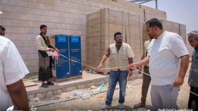 تسليم موقع مشروع بناء وتجهيز مركز غنيمة الخرافي الصحي بمديرية سيحوت